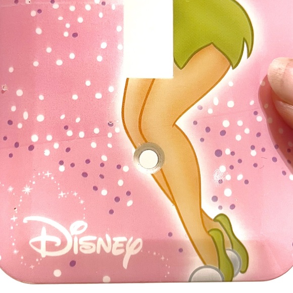 Disney Tinker Bell Light Switch Cover Peter Pan Fairy Pink Green Blue Tinkerbell - Picture 3 of 6